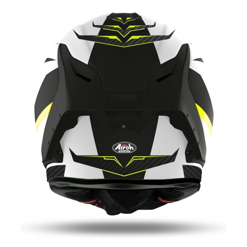 Integralny kask motocyklowy Airoh GP 550S Venon biało-czarno-fluo żółty