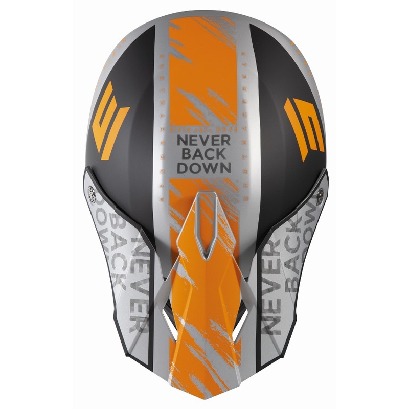 Kask motocrossowy Shot Furious Draw black-grey-orange