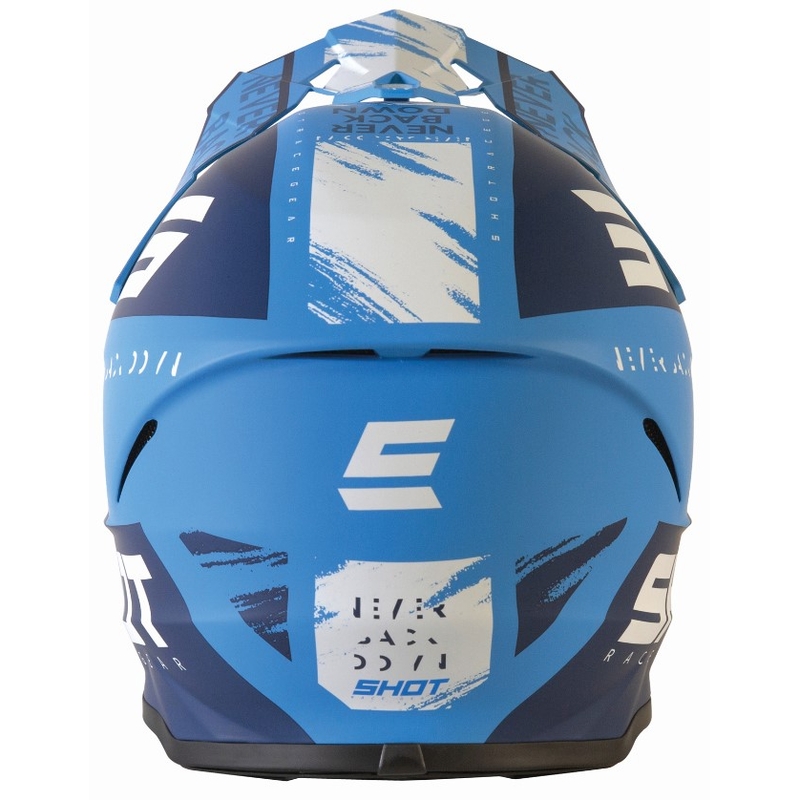 Kask motocrossowy Shot Furious Draw niebieski matowy
