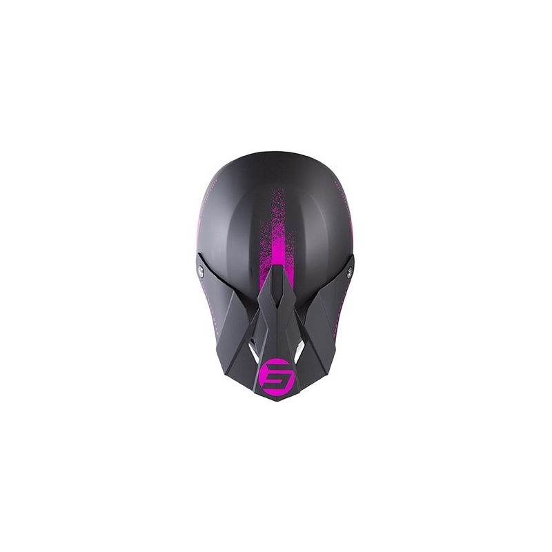 Kask motocrossowy Shot Furious Raw black-fuchsia