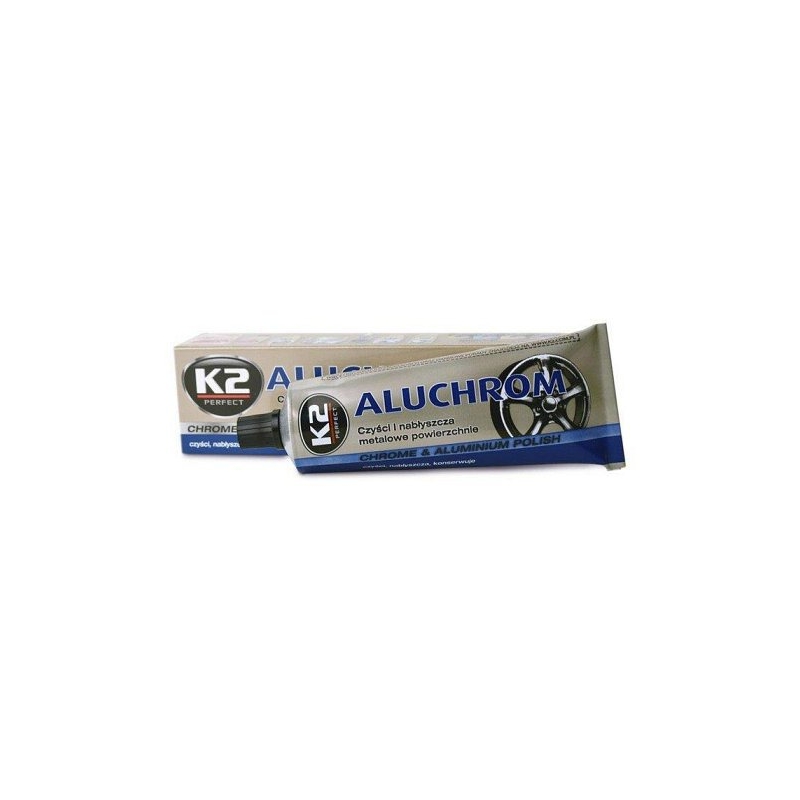 Pasta do czyszczenia i polerowania metalowych powierzchni K2 ALUCHROM 120g