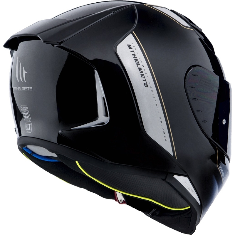 Integralny kask motocyklowy MT Revenge 2 Solid czarny połysk