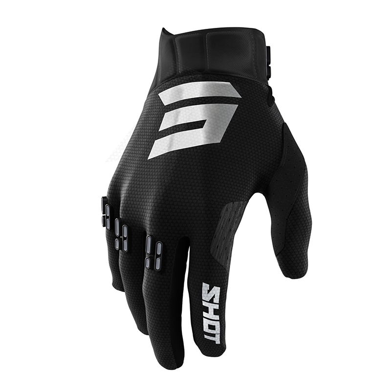 Motocrossowe rękawice Shot Aerolite Airflow czarne