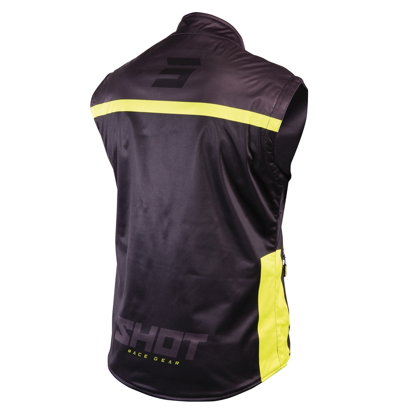 Kamizelka softshell Shot Lite czarno-fluo żółta wyprzedaż
