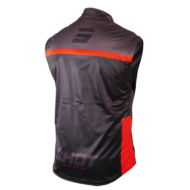 Kamizelka softshell Shot Lite czarno-czerwona wyprzedaż