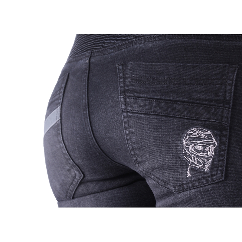 Damskie jeansy Street Racer Spike II Slim fit CE w kolorze czarnym