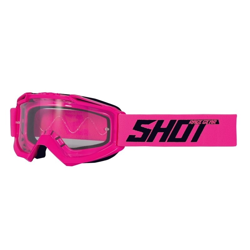 Gogle Shot Assault Solid fluo różowe