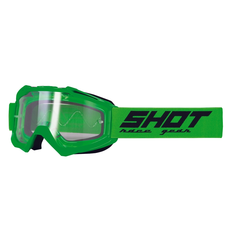 Gogle Shot Assault Solid fluo zielone