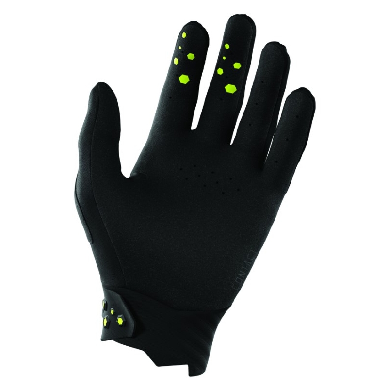Motocrossowe rękawice Shot Contact Draw czarno-fluo żółte