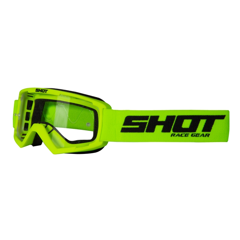 Dziecięce gogle motocrossowe Shot Rocket fluo żółte