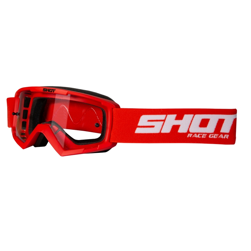 Gogle motocrossowe dla dzieci Shot Rocket czerwone