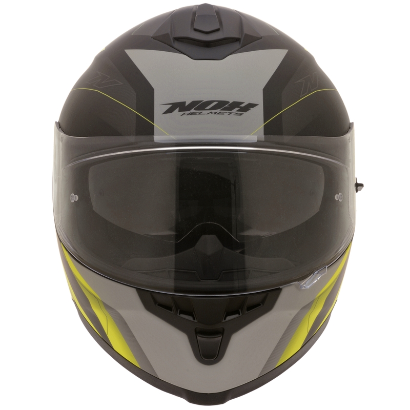 Integralny kask motocyklowy NOX N302S Quest czarno-szaro-żółty wyprzedaż