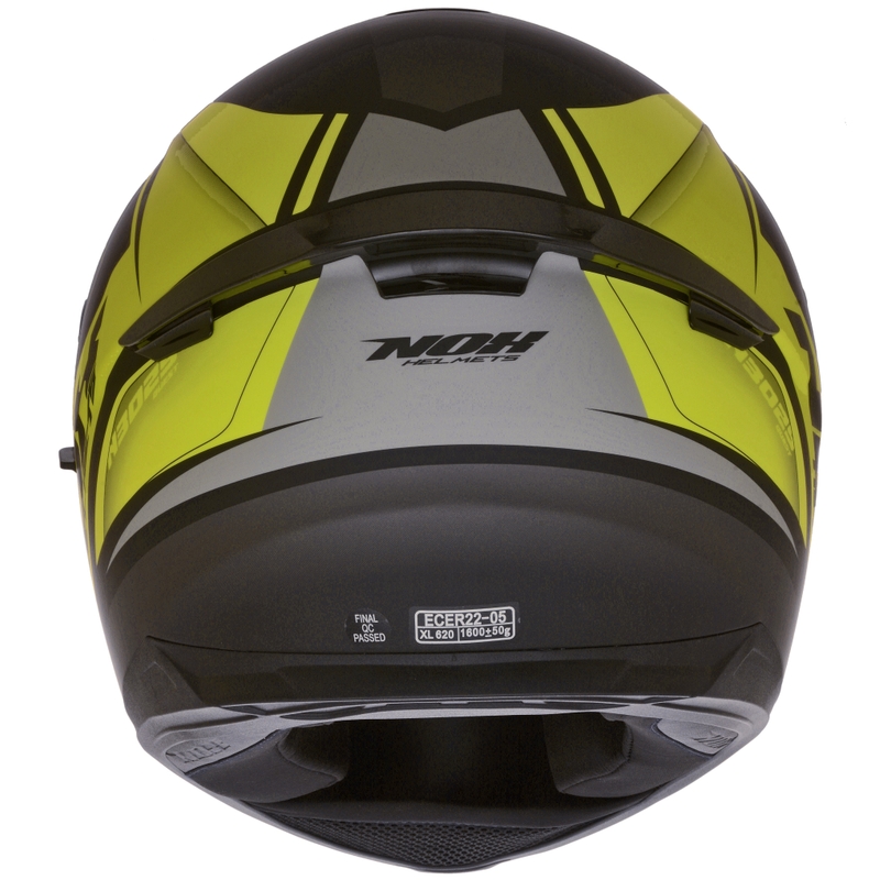 Integralny kask motocyklowy NOX N302S Quest czarno-szaro-żółty wyprzedaż