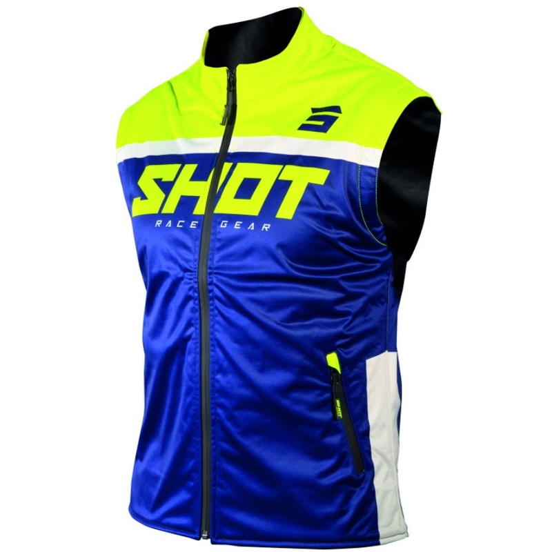 Kamizelka softshellowa Shot Lite blue-fluo yellow wyprzedaż