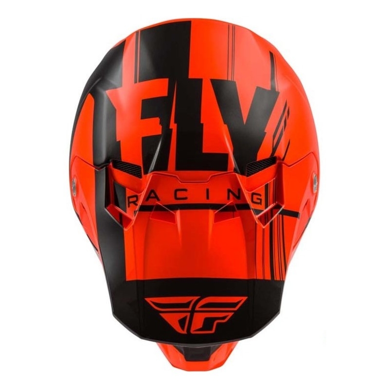 Kask motocrossowy FLY Racing Formula Vector black-fluo orange
