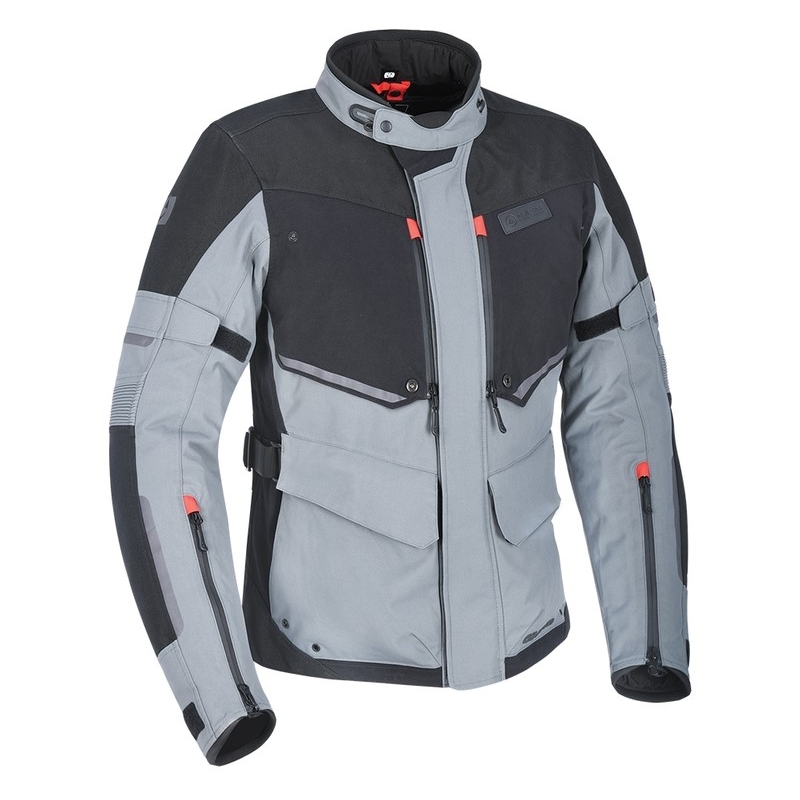Kurtka motocyklowa Oxford Advanced Mondial szaro-czarna