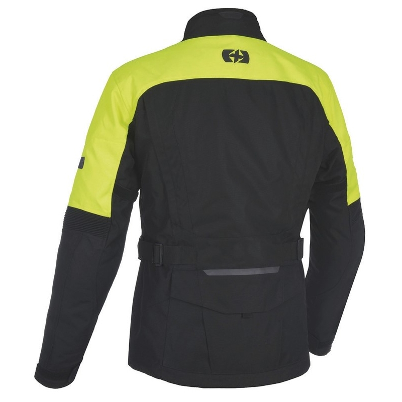 Kurtka motocyklowa Oxford Advanced Continental czarno-fluo żółta