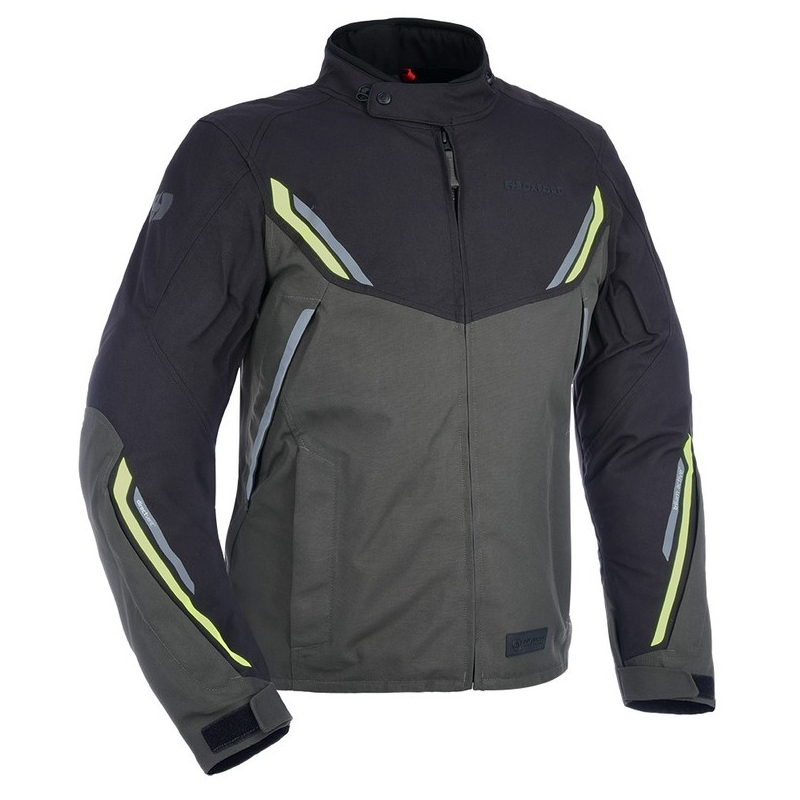 Kurtka motocyklowa Oxford Advanced Hinterland czarno-szaro-fluo żółta