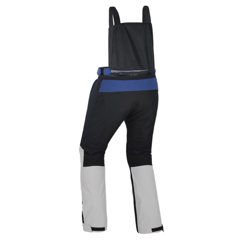 Spodnie motocyklowe Oxford Advanced Mondial szaro-czarno-niebieskie wyprzedaż