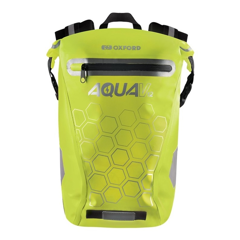 Wodoodporny plecak Oxford AQUA V12 fluo yellow 12 l