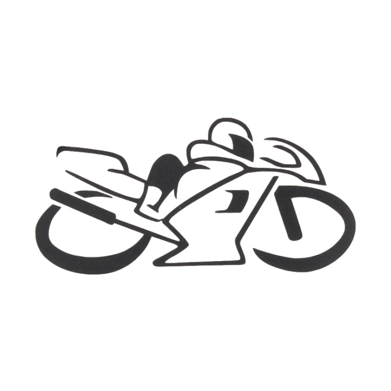 Naklejka sylueta Bike czarna