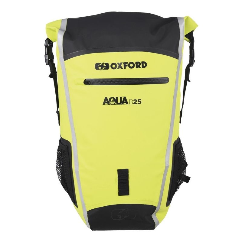 Wodoodporny plecak Oxford Aqua B25 black-fluo yellow 25 l wyprzedaż