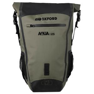 Wodoodporny plecak Oxford Aqua B25 Black-Khaki Green 25 L