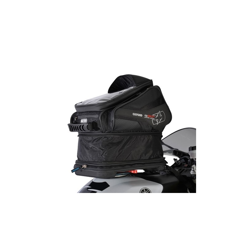 Tankbag na motocykl Oxford Q15R QR czarny 15 l