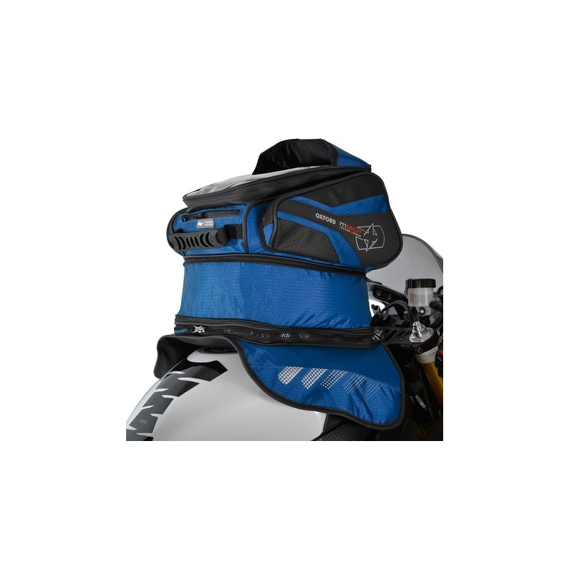 Tankbag na motocykl Oxford M30R czarno-niebieski