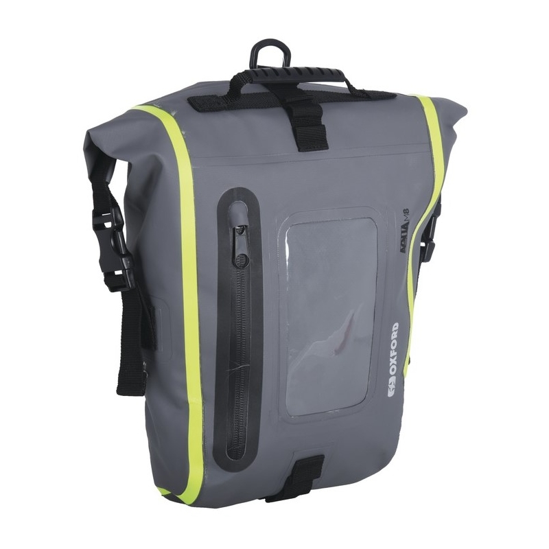 Tankbag na motocykl Oxford Aqua M8 czarno-szary-fluo żółty
