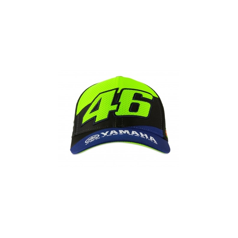 Czapka dziecięca Valentino Rossi VR46 YAMAHA niebiesko-czarno-żółta