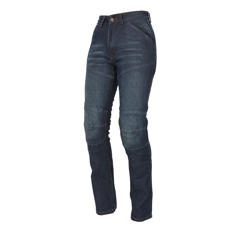 Damskie jeansy motocyklowe Roleff Jeans niebieskie - II. jakość