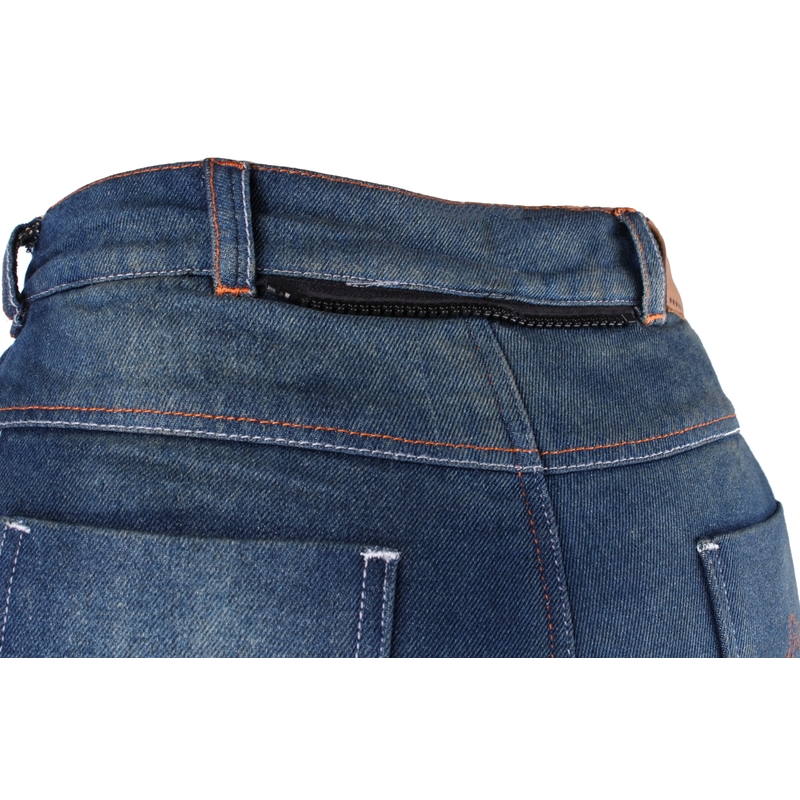 Damskie jeansy motocyklowe Roleff Jeans niebieskie - II. jakość