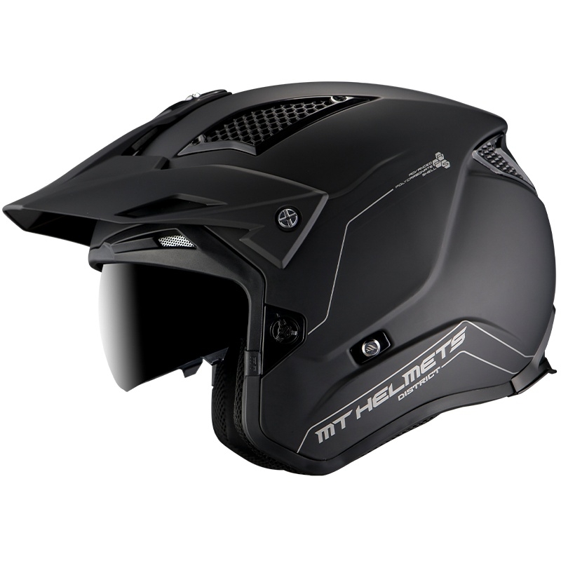 Kask motocyklowy MT Streetfighter SV Solid czarny matowy - II. jakość