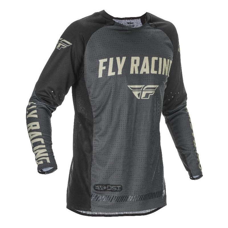 Motocrossowa koszulka FLY Racing Evolution 2021 czarno-szara