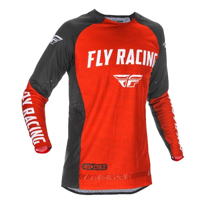 Motocrossowa koszulka FLY Racing Evolution 2021 czerwono-czarno-biała