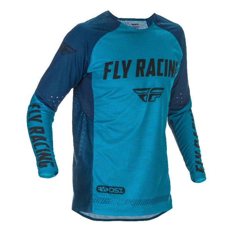 Motocrossowa koszulka FLY Racing Evolution 2021 niebiesko-czarna