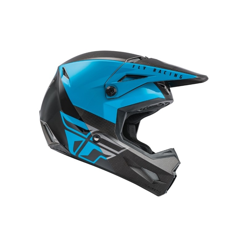 Kask motocrossowy FLY Racing Kinetic Straight blue-grey-black