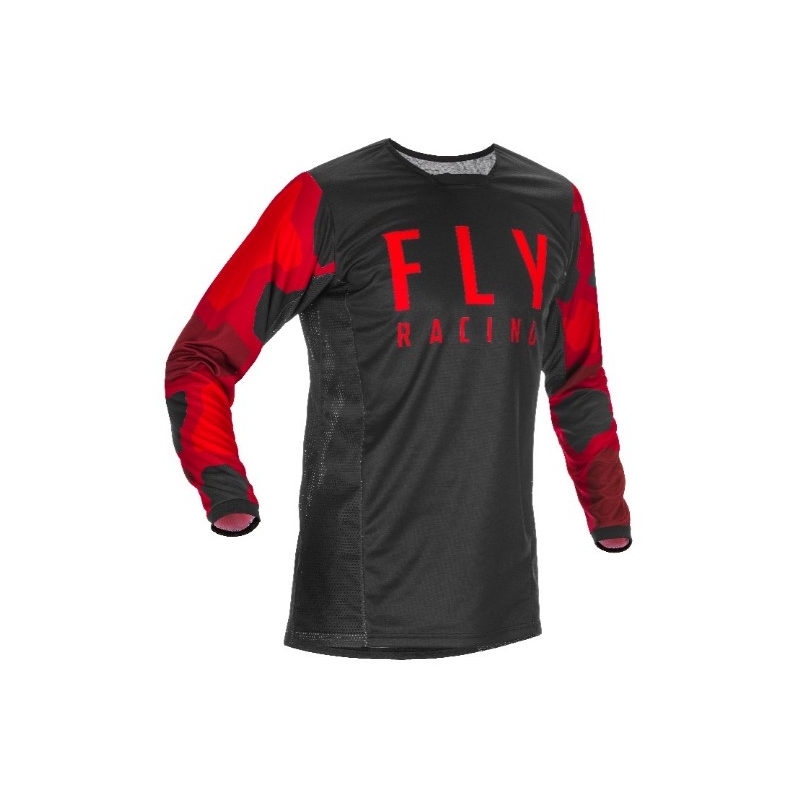Koszulka motocrossowa FLY Racing Kinetic K221 2021 czerwono-czarna