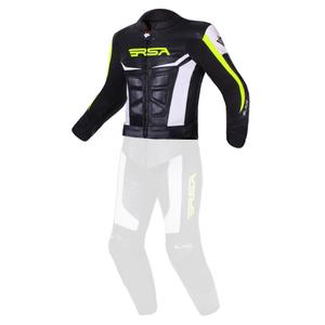 Kurtka męska RSA Blade black-white-fluo yellow outlet wyprzedaż