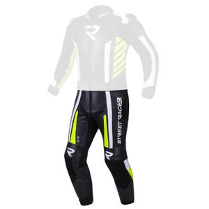 Męskie spodnie Street Racer GT6 black-white-fluo yellow wyprzedaż