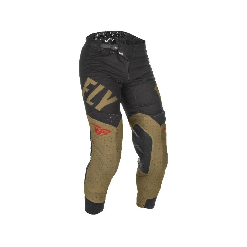 Motocrossowe spodnie FLY Racing Evolution 2021 zielono-czarno-czerwone