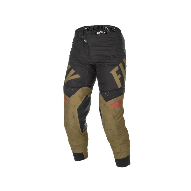 Motocrossowe spodnie FLY Racing Evolution 2021 zielono-czarno-czerwone
