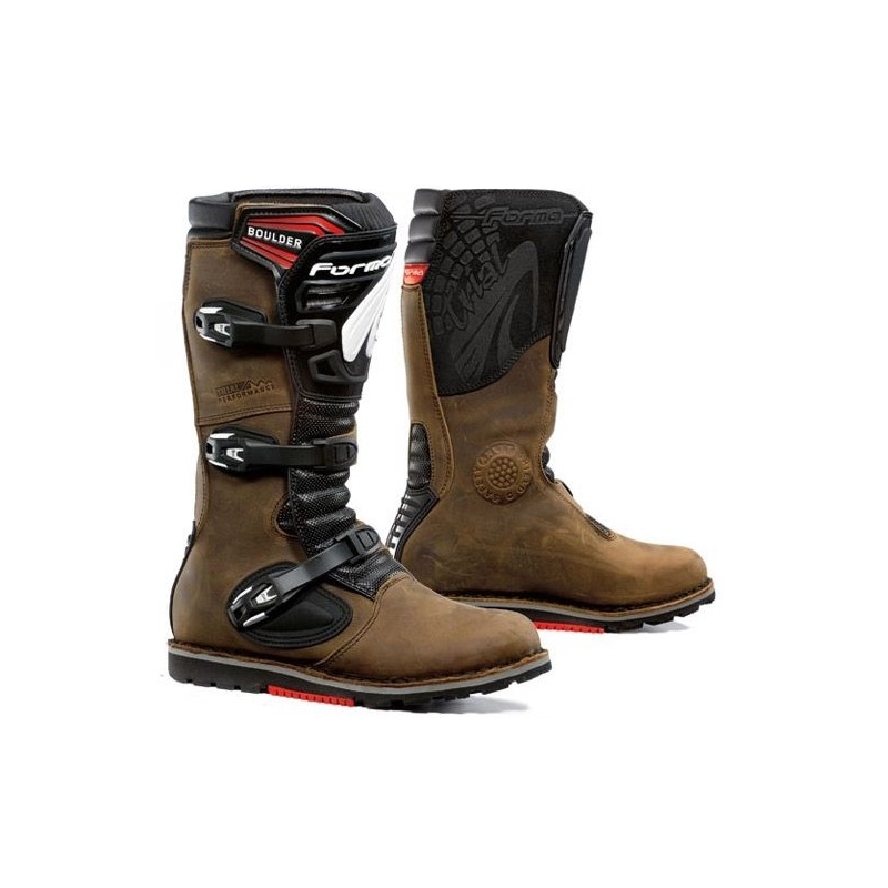 Buty motocyklowe Forma Boulder brązowe wyprzedaż