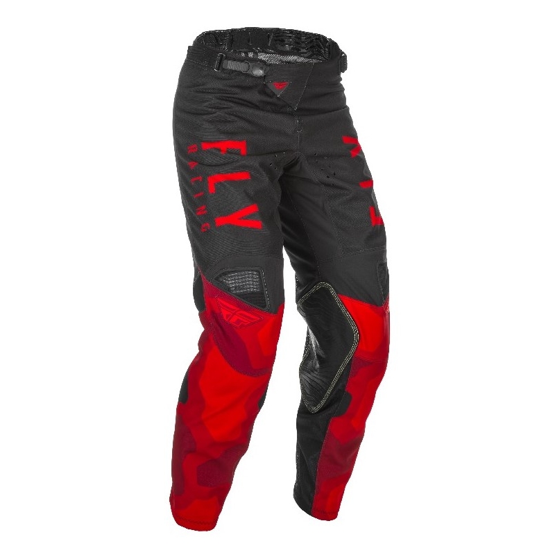 Motocrossowe spodnie FLY Racing Kinetic K221 2021 czerwono-czarne