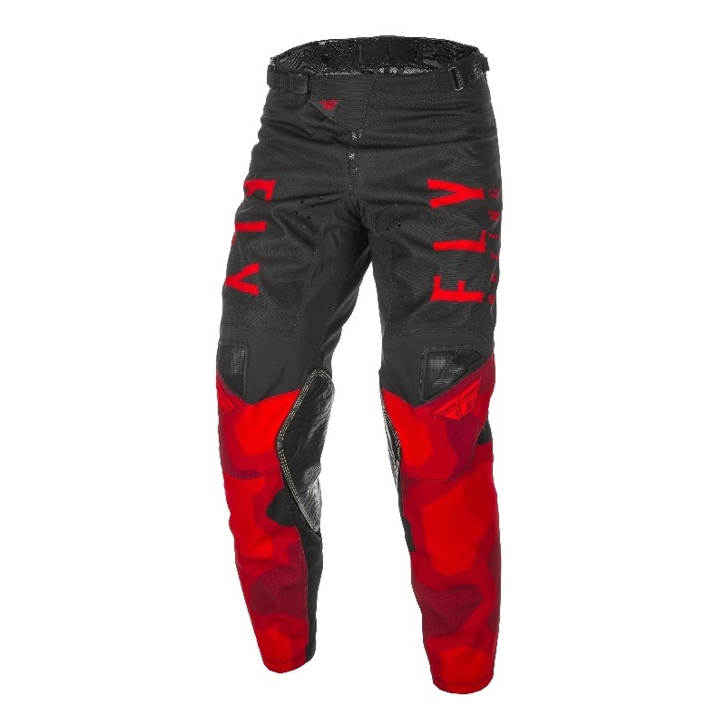 Motocrossowe spodnie FLY Racing Kinetic K221 2021 czerwono-czarne