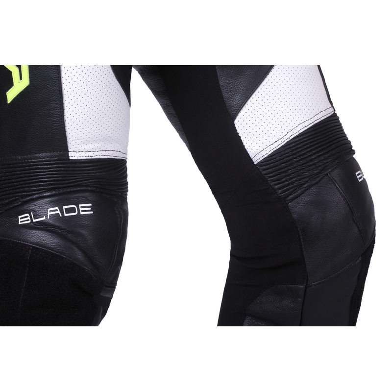 Kombinezon motocyklowy RSA Blade czarno-biało-fluo żółty wyprzedaż
