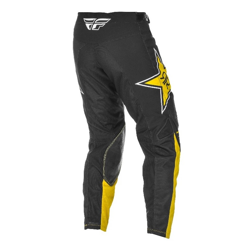 Motocrossowe spodnie FLY Racing Kinetic Rockstar 2021 żółto-czarne