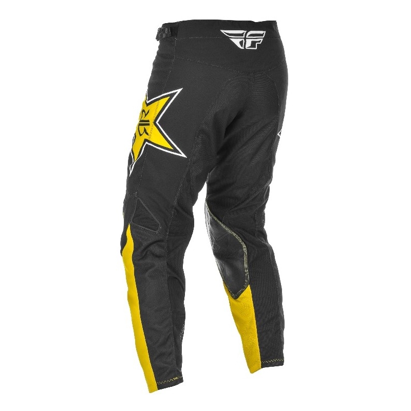 Motocrossowe spodnie FLY Racing Kinetic Rockstar 2021 żółto-czarne