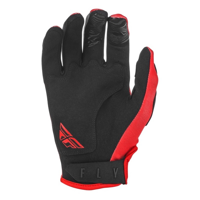 Motocrossowe rękawice FLY Racing Kinetic K121 czerwono-szaro-czarne
